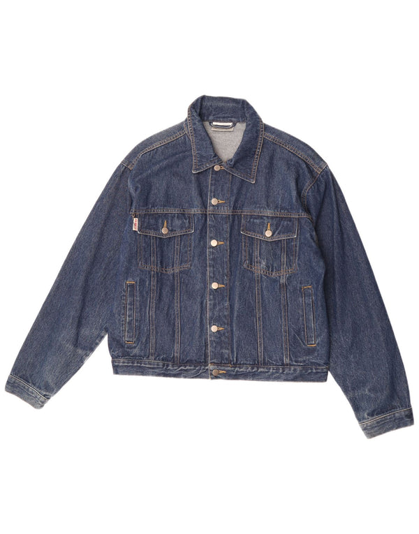 Giani Feroti Chaqueta vaquera para hombre UK 38 Algodón azul medio