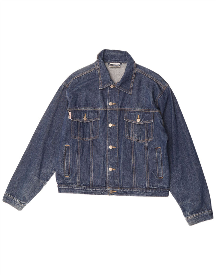 Giani Feroti Chaqueta vaquera para hombre UK 38 Algodón azul medio