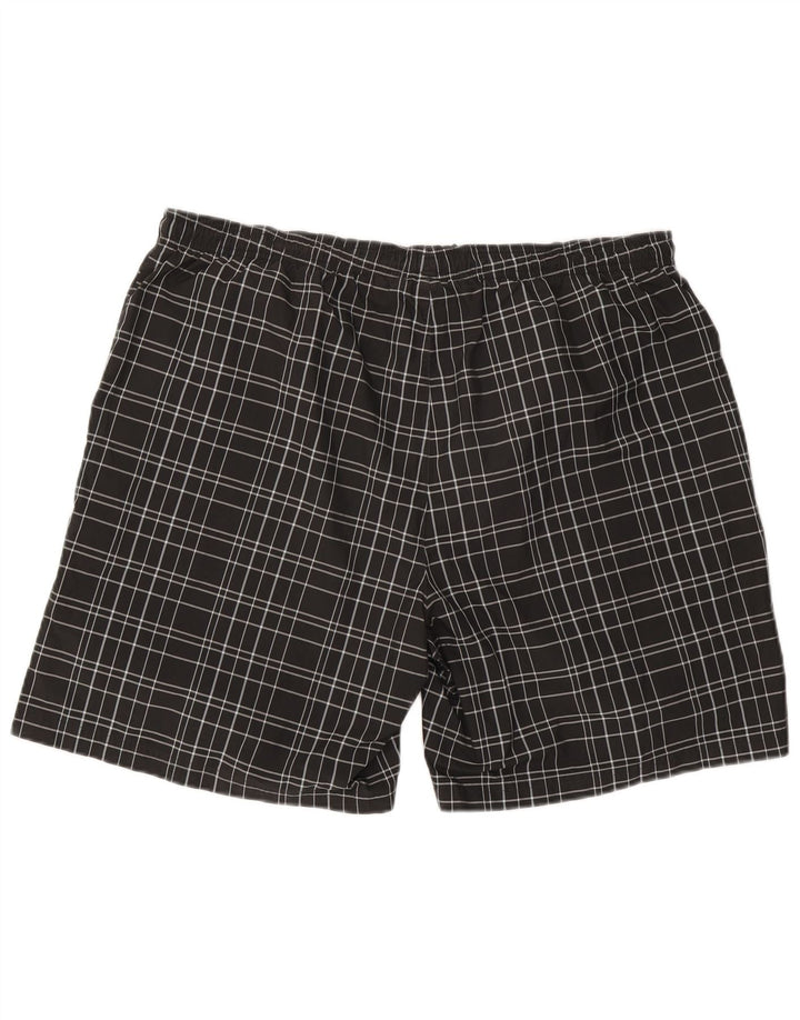 Reebok Bañador Hombre 2XL Negro Cuadros Poliéster