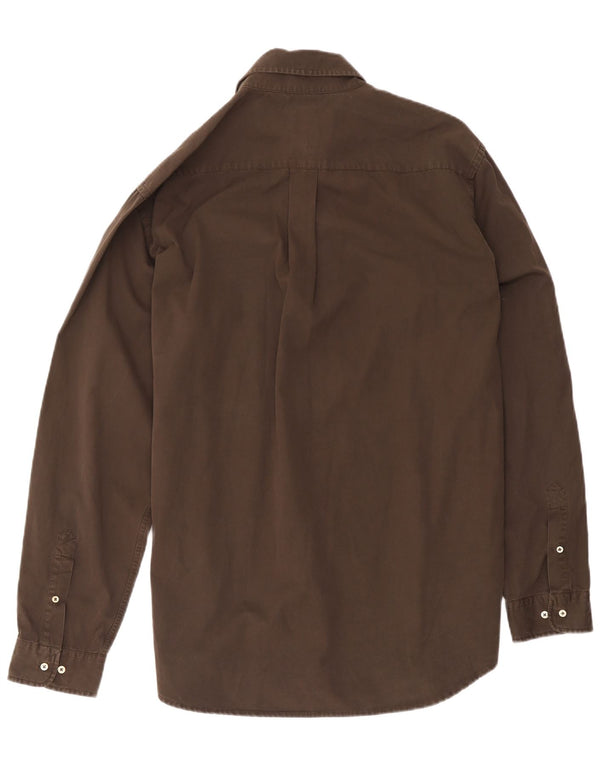 Murphy & Nye Camisa de corte regular para hombre Sailmakers, talla 3XL, algodón marrón