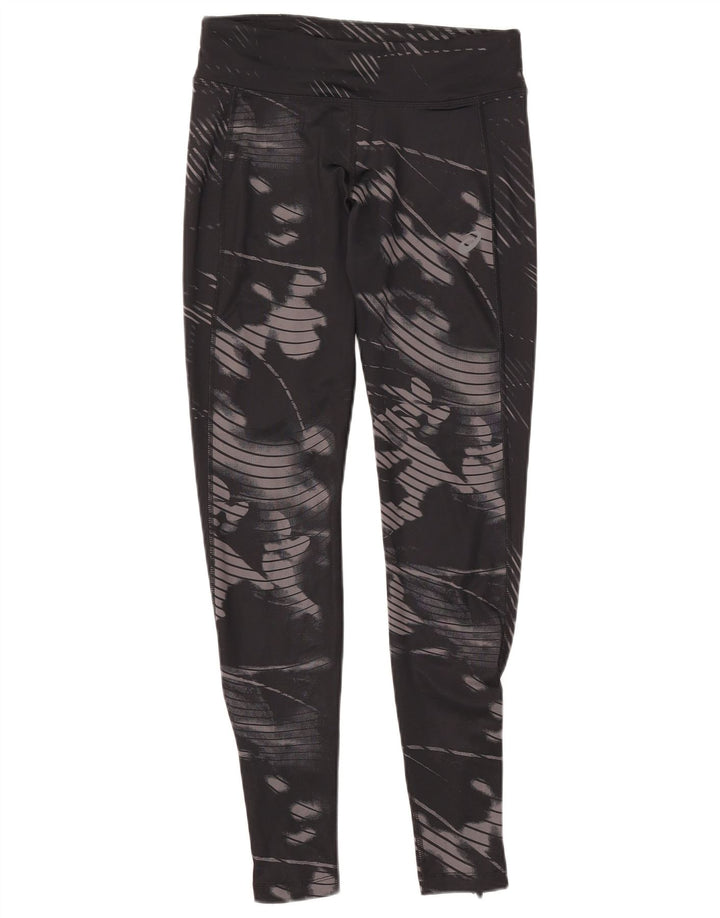 Asics Leggings para mujer Reino Unido 40 Mediano Negro Camuflaje Poliéster