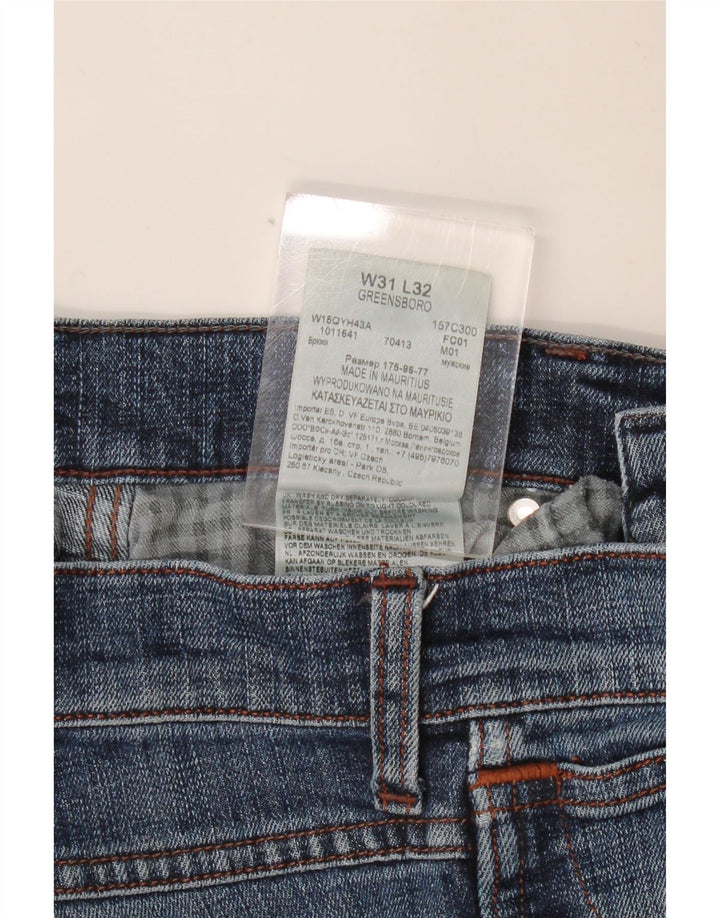 WRANGLER Vaqueros ajustados Greensboro para hombre W31 L32 Algodón azul