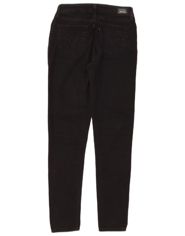 Vaqueros ajustados Jegging para mujer Levi's W28 L30 Algodón negro
