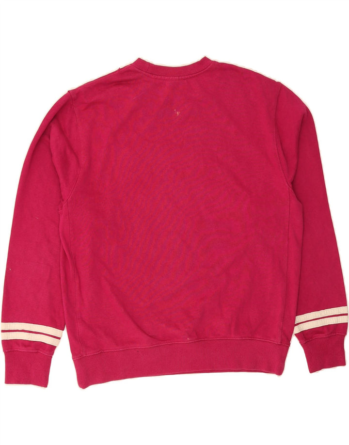 NIKE Mens Graphic Sweatshirt Jumper Medium Pink Cotton Vintage Nike and Second-Hand Nike from Messina Hembry 