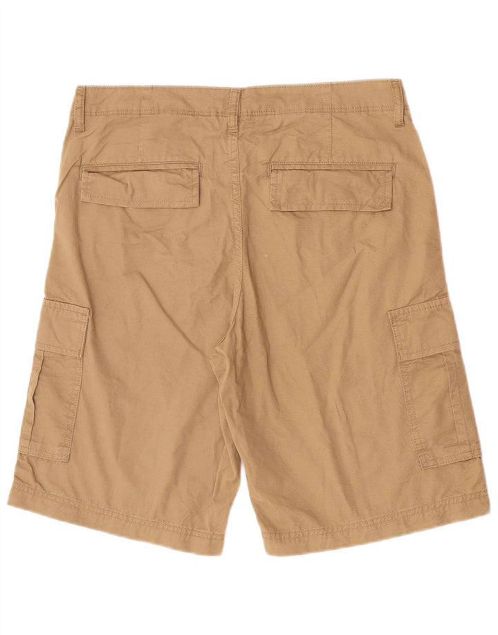 Jack & Jones Mens Cargo Shorts Medium W32 Algodón Beige