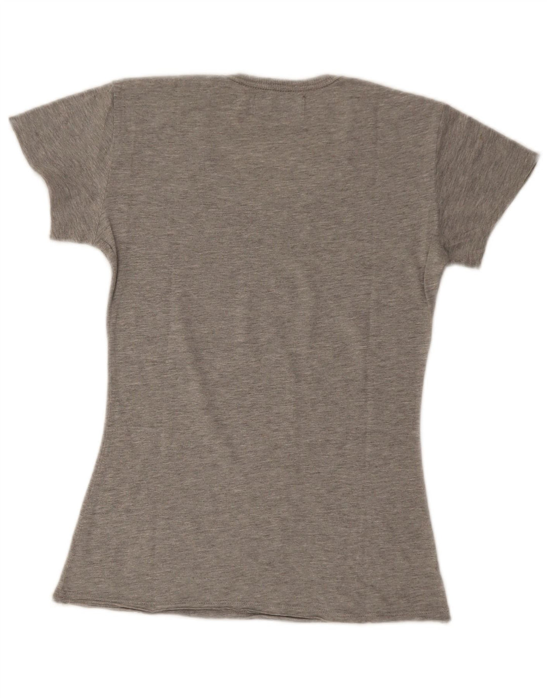 Diesel Mujer Camiseta Gráfica Top UK 8 Small Gris