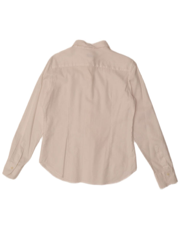 Camisa Superga Mujer IT 46 Grande Algodón Blanco