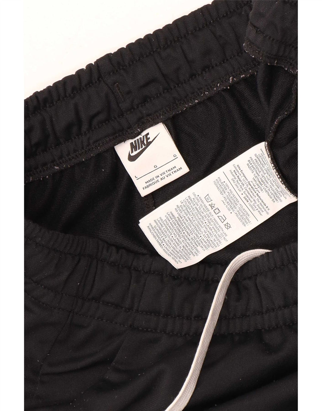 Nike Pantalones De Chándal Joggers Large Negro Colorblock Poliéster