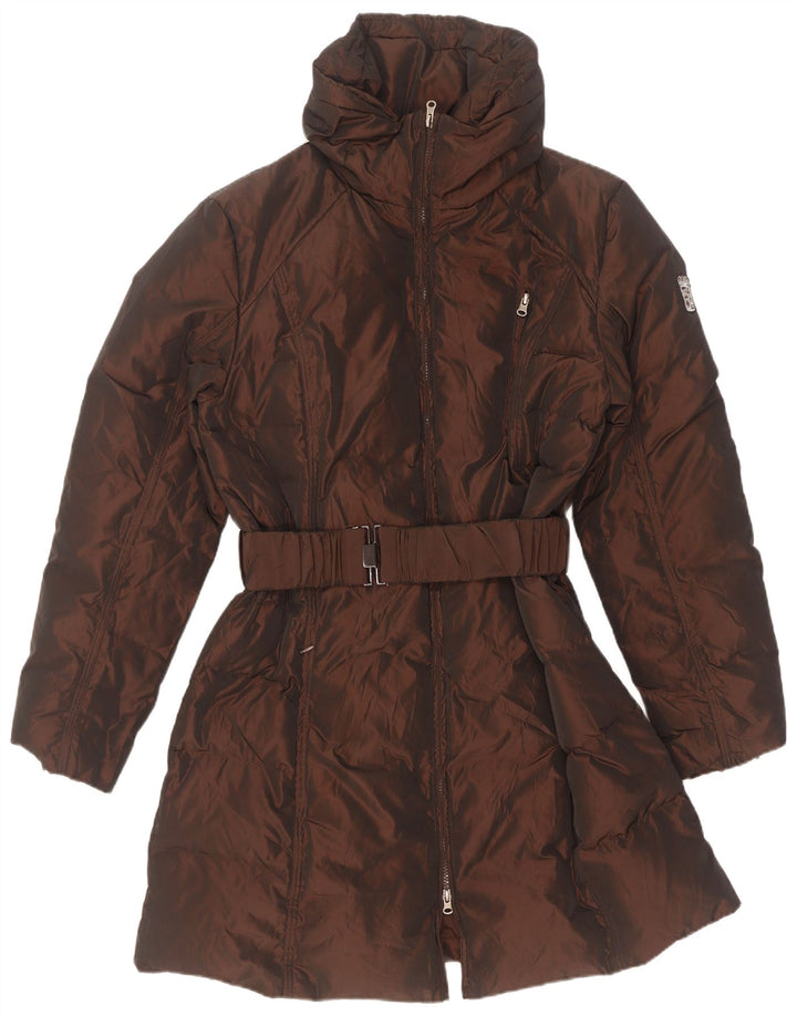 Marina Militare Abrigo acolchado para mujer UK 20 2XL Marrón Poliéster