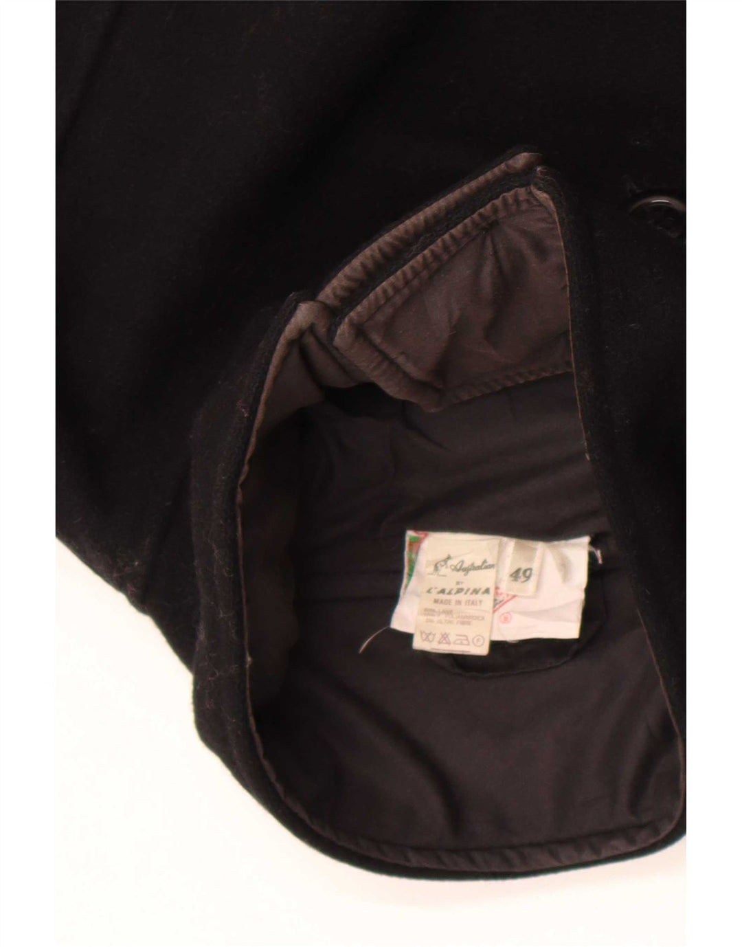 AUSTRALIAN L'ALPINA Chaqueta cortavientos de ajuste regular para hombre IT 48 Mediano Negro