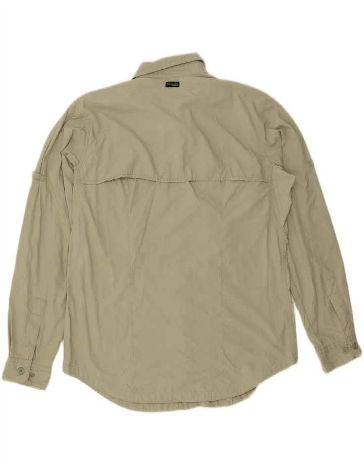 Camisa Columbia para mujer UK 44 Medium Caqui Nylon