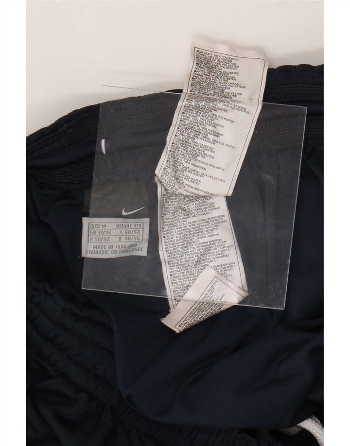Pantalones cortos deportivos con estampado gráfico para hombre Nike Poliéster color block en azul marino mediano