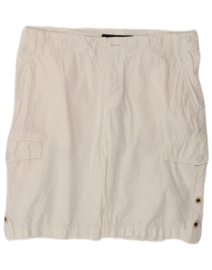 Pantalones cortos cargo Calvin Klein para hombre W32 Algodón blanco mediano