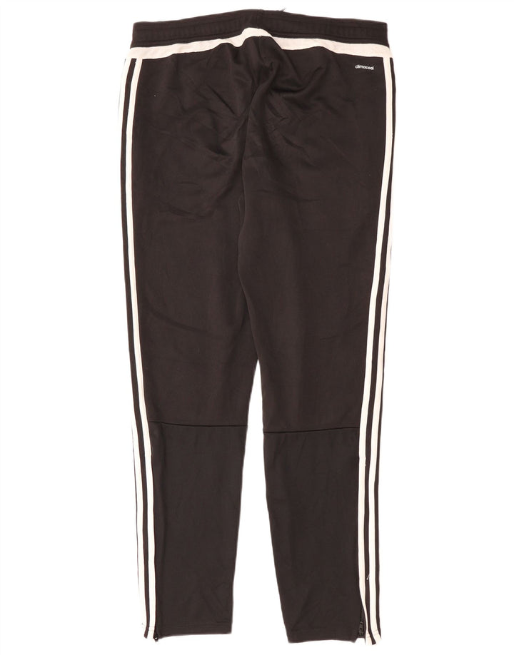 ADIDAS Mujer Climacool Chándal Pantalones UK 16/18 Grande Negro Poliéster