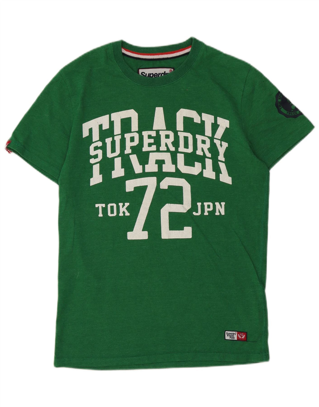 Superdry Camiseta Gráfica De Algodón Verde Medio Para Hombre