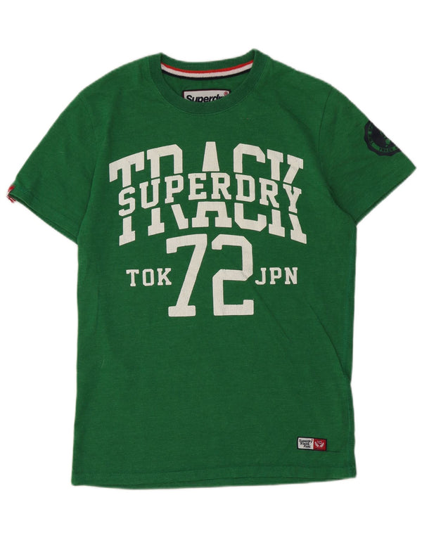 Superdry Camiseta Gráfica De Algodón Verde Medio Para Hombre