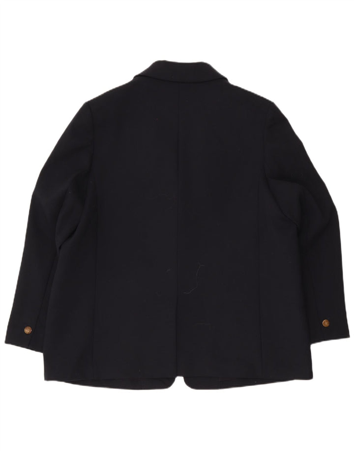 Marks & Spencer Chaqueta tipo blazer extragrande con 1 botón para mujer UK 40 XL Azul marino
