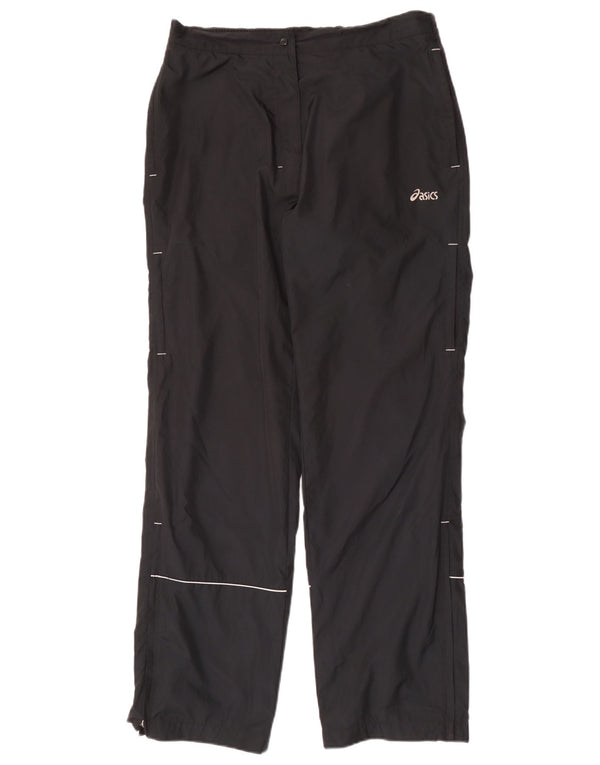 Asics Pantalones impermeables para mujer UK 44 Mediano Negro Poliéster