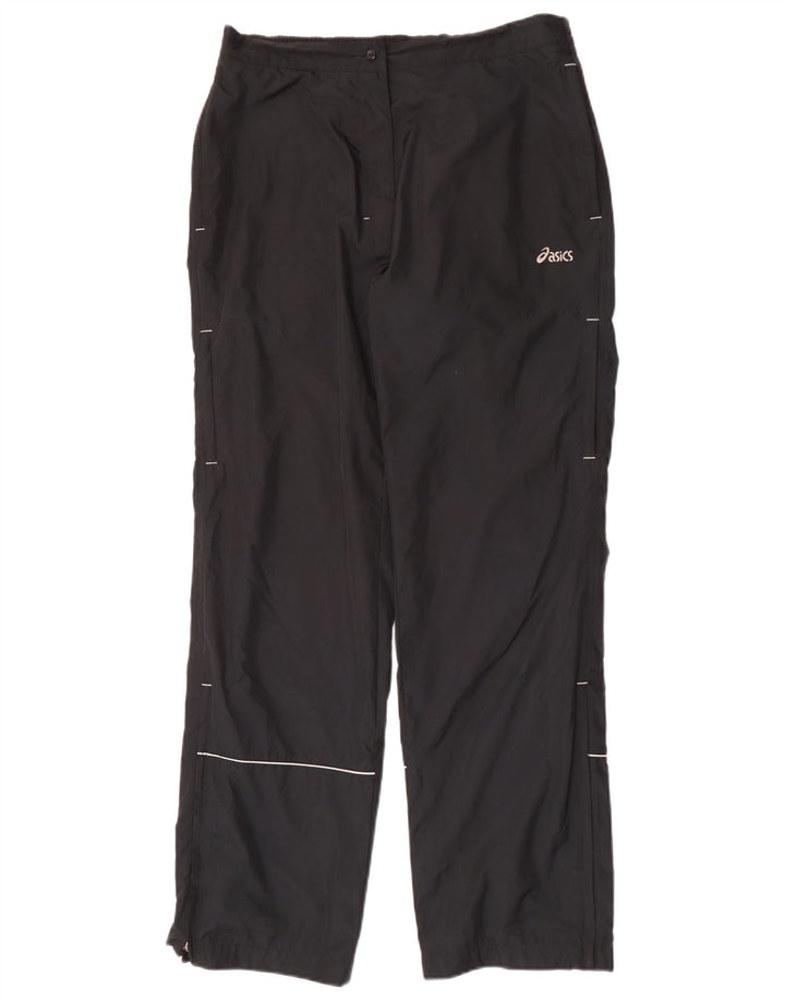 Asics Pantalones impermeables para mujer UK 44 Mediano Negro Poliéster
