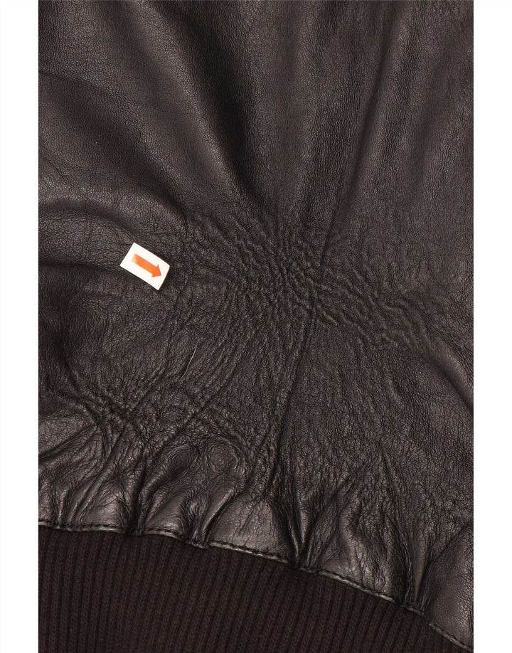 Maze Chaqueta de cuero para hombre IT 50 Grande Negro