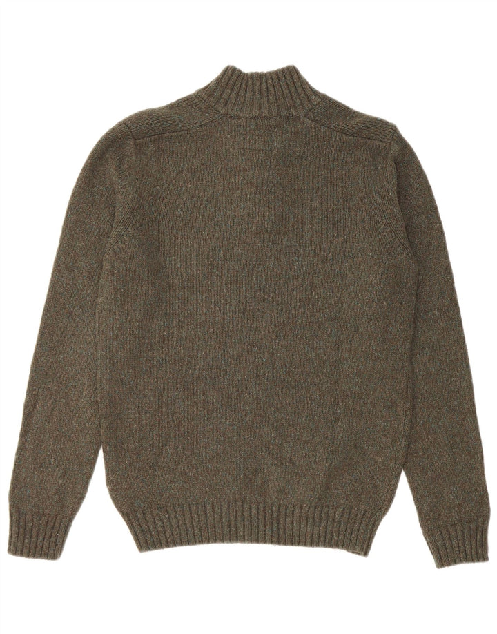 Marlboro Classics - Jersey con cuello y botones para hombre, lana gris grande