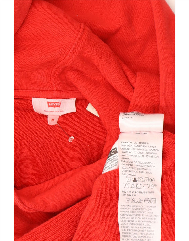 Levi's Hombre Sudadera Con Capucha Jumper Medium Rojo Algodón
