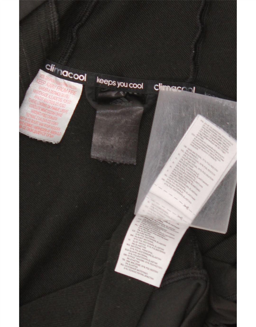 ADIDAS Sudadera con capucha y cremallera Climacool para niña 11-12 años Negro Poliéster