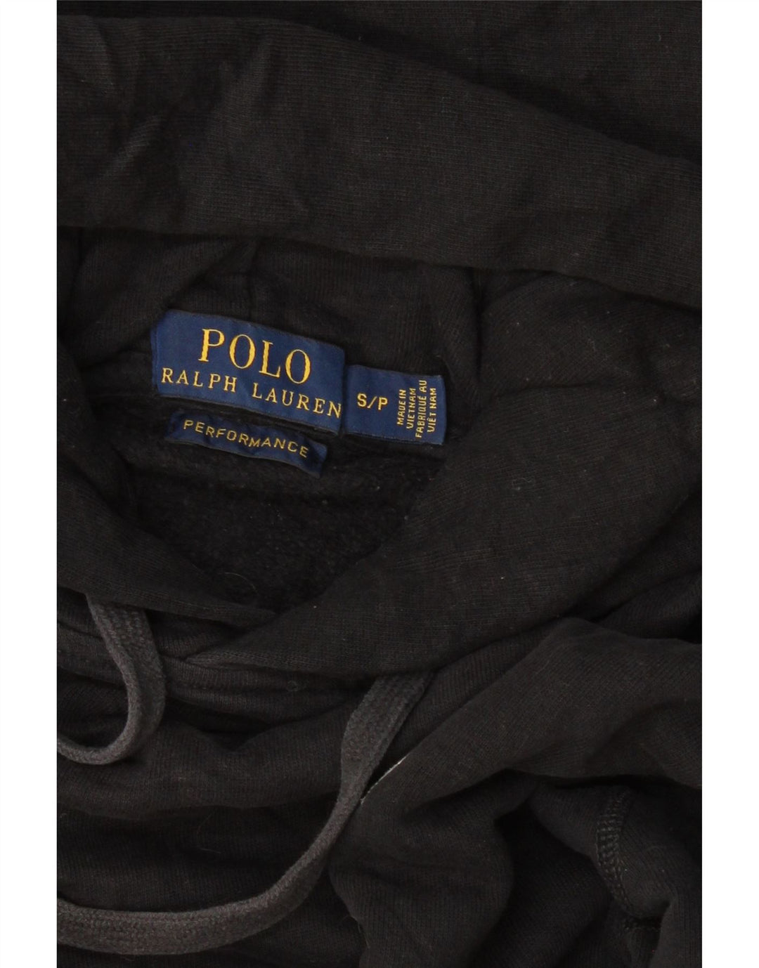 POLO RALPH LAUREN Jersey con capucha extragrande para mujer UK 10 Small Black