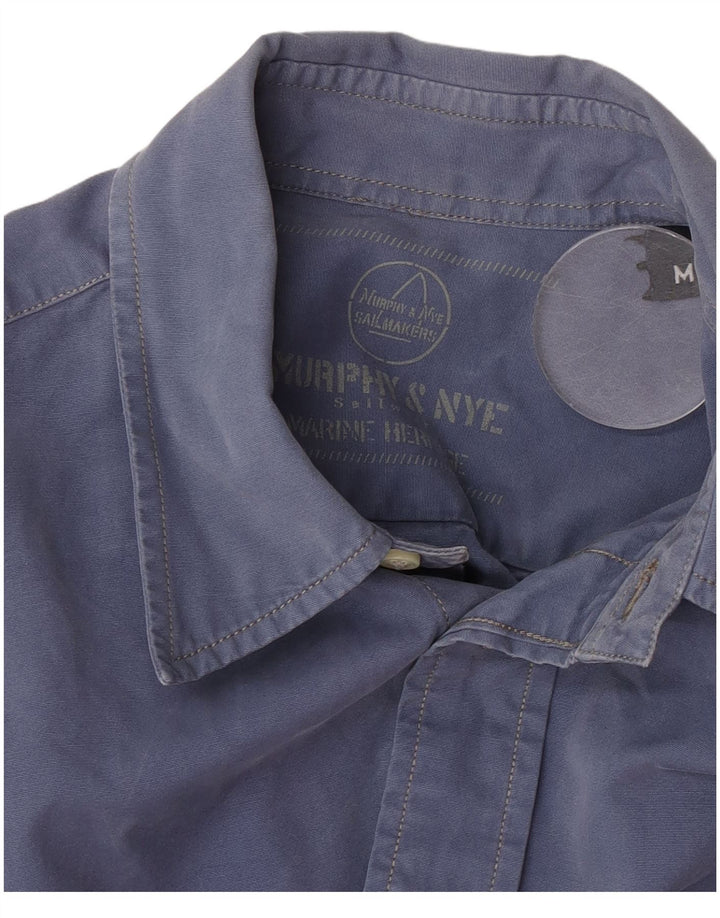 Camisa Murphy & Nye Hombre Azul Medio