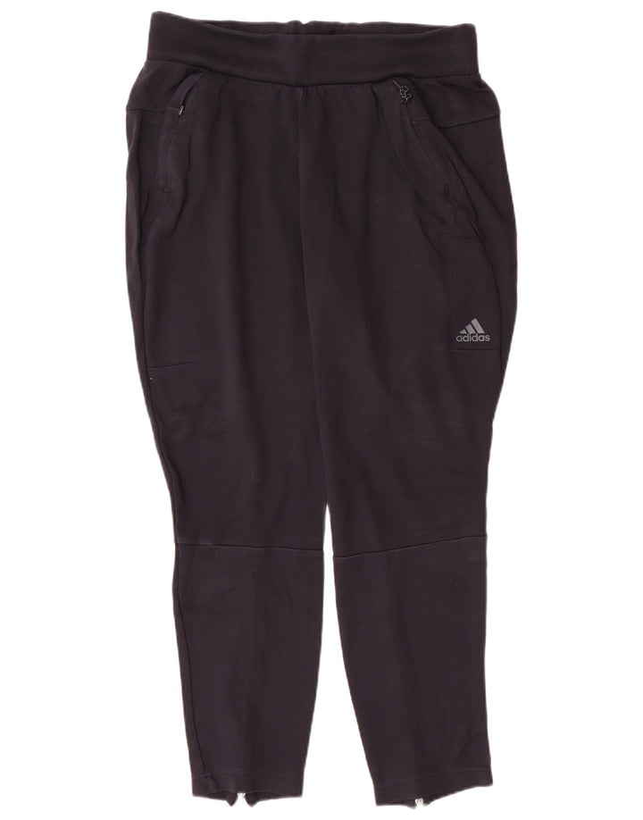 ADIDAS Pantalones de chándal para mujer UK 44 Mediano Azul marino