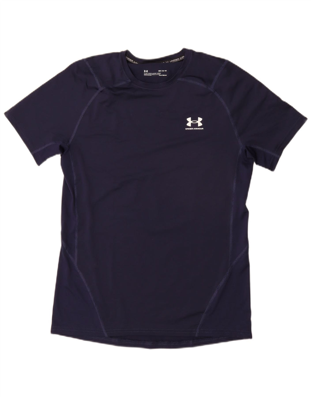 Camiseta UNDER ARMOUR Heat Gear para hombre Top mediano azul marino sintético