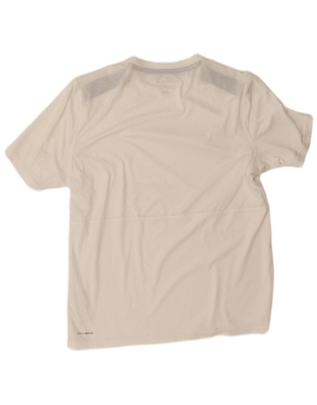 Reebok - Camiseta para hombre, talla grande, color blanco, poliéster