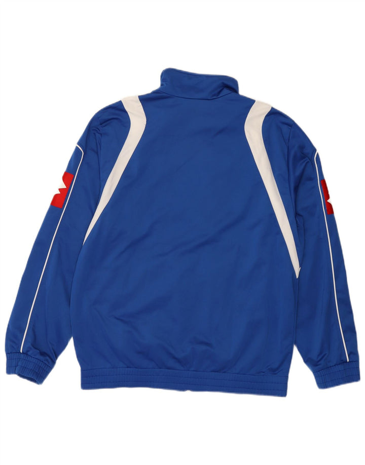 Lotto Mens Graphic Chándal Top Chaqueta Grande Azul Colorblock Poliéster