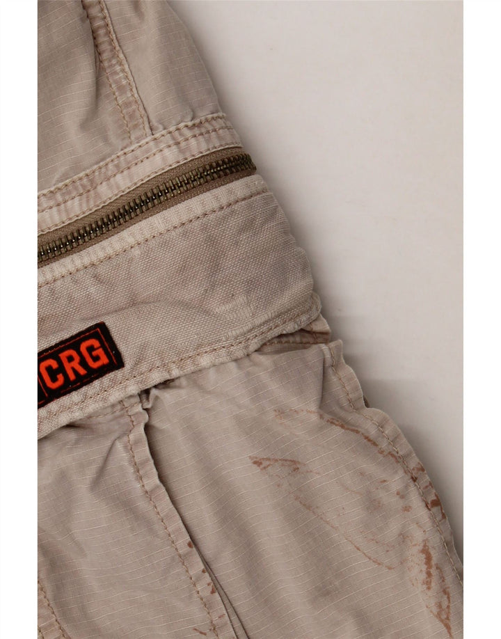 Superdry Shorts Cargo Para Hombre W36 Algodón Beige Grande