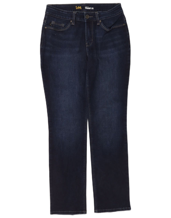 Vaqueros Lee Mujer Rectos W28 L30 Azul Marino