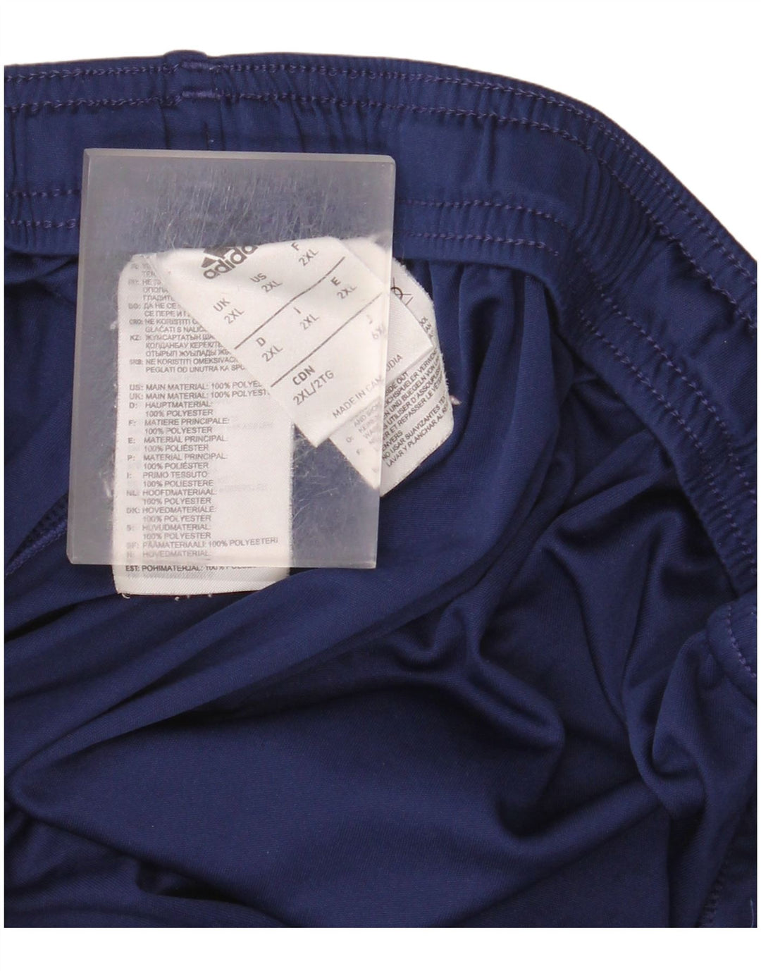 Adidas Mens Climalite Sport Shorts 2XL Azul Marino Poliéster