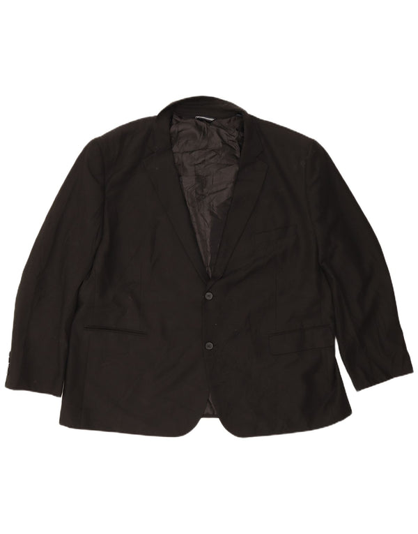 Nautica Chaqueta tipo blazer de 2 botones para hombre IT 52 XL Poliéster negro