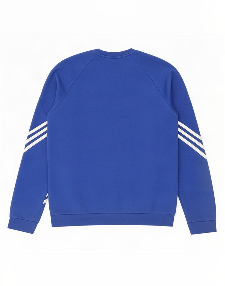 Adidas Hombre Sudadera Jumper Small Azul Algodón