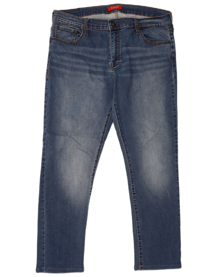 Guess Vaqueros Slim Hombre W36 L28 Algodón Azul