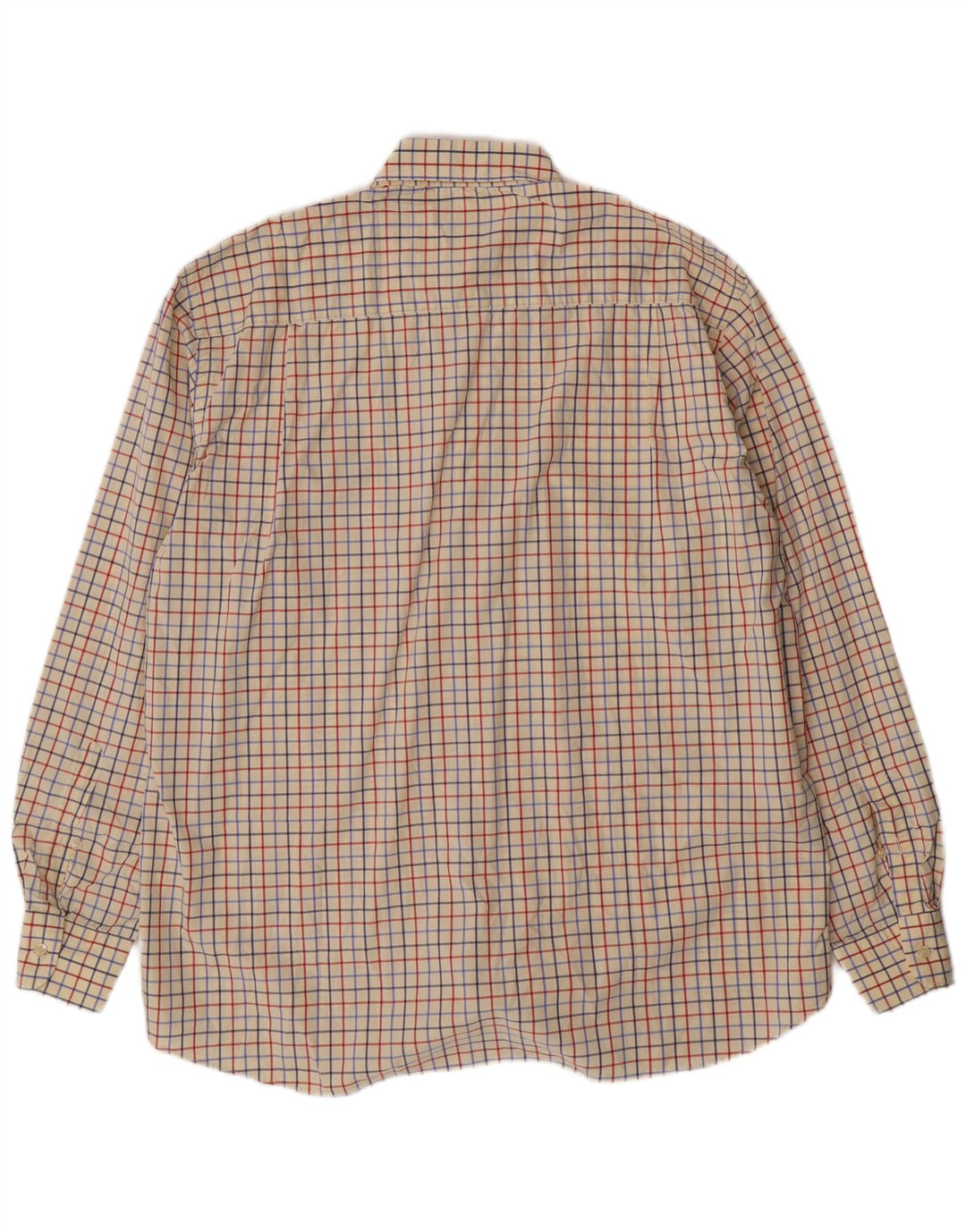 Amerigo Vespucci Camisa Hombre XL Off White Check