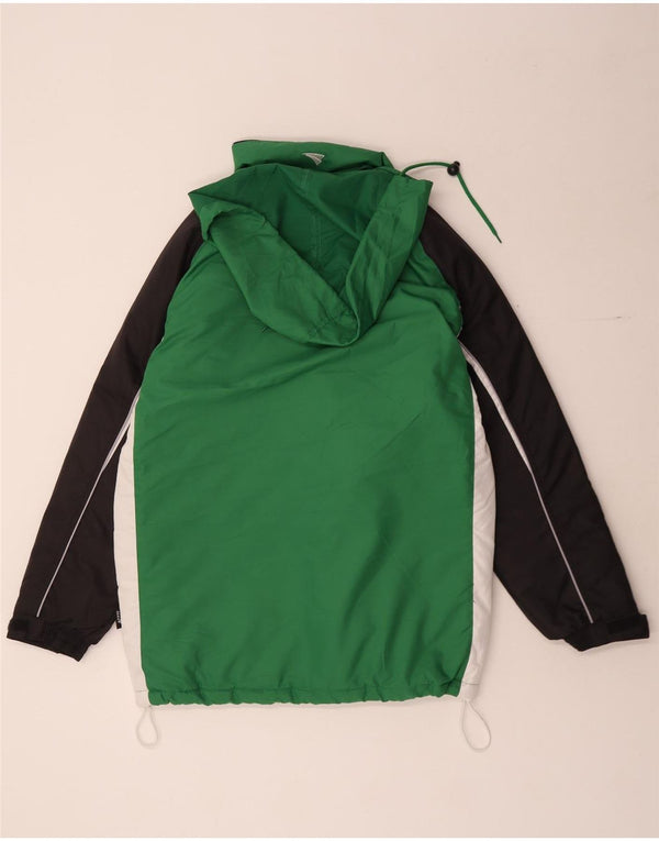 Chaqueta cortavientos holgada con capucha para hombre Jako UK 36 Small Green Colourblock