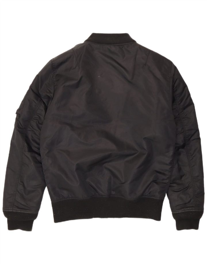 Superdry Chaqueta Bomber The Rookie para Hombre Reino Unido 40 Grande Negro