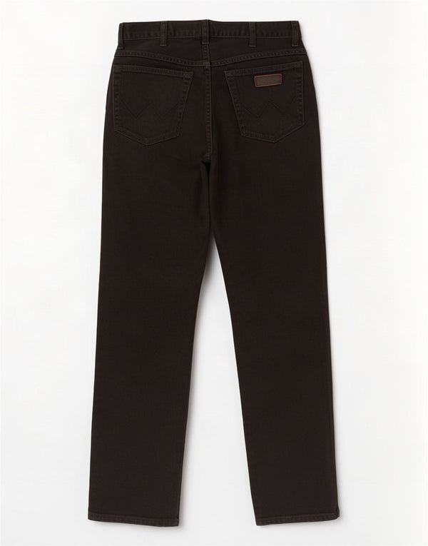 Wrangler Vaqueros rectos Texas para hombre W32 L32 Algodón negro