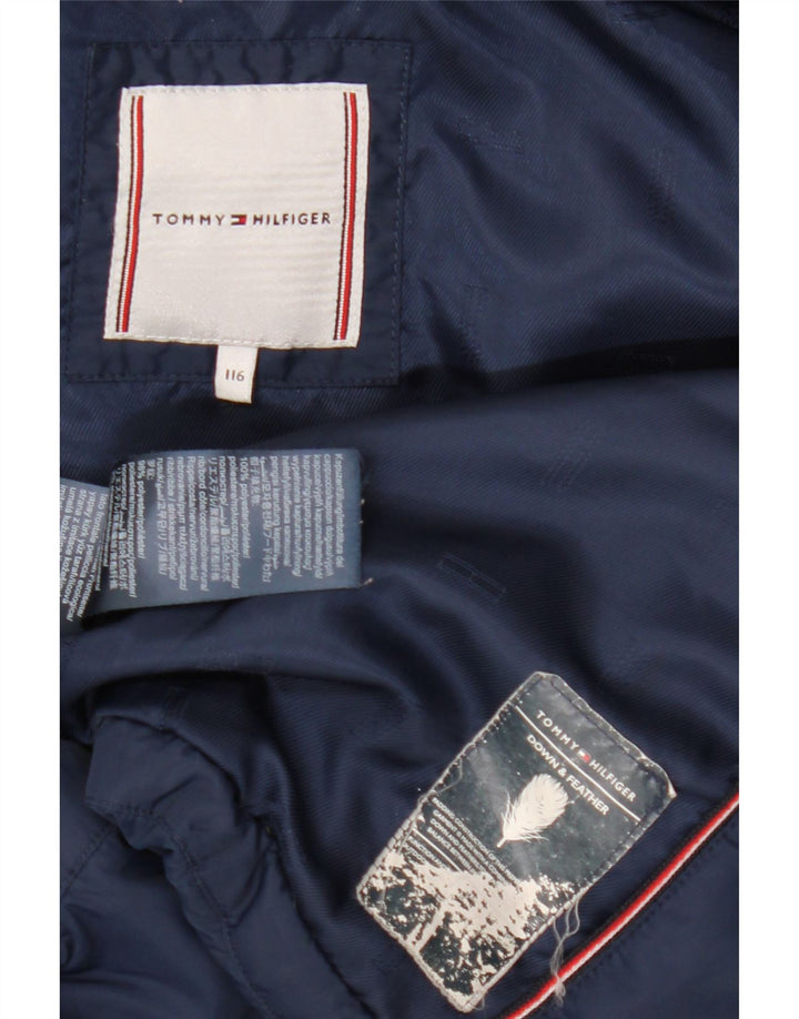 Tommy Hilfiger Chaqueta acolchada para niño 5-6 años Azul Marino Poliéster