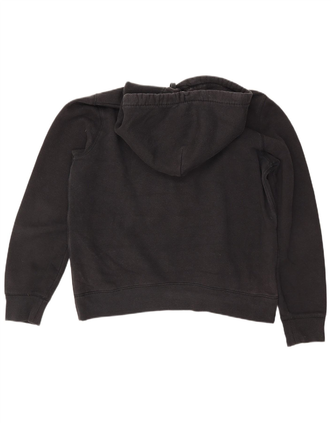 JACK WILLS Jersey con capucha gráfico para mujer Reino Unido 44 Grande Algodón negro