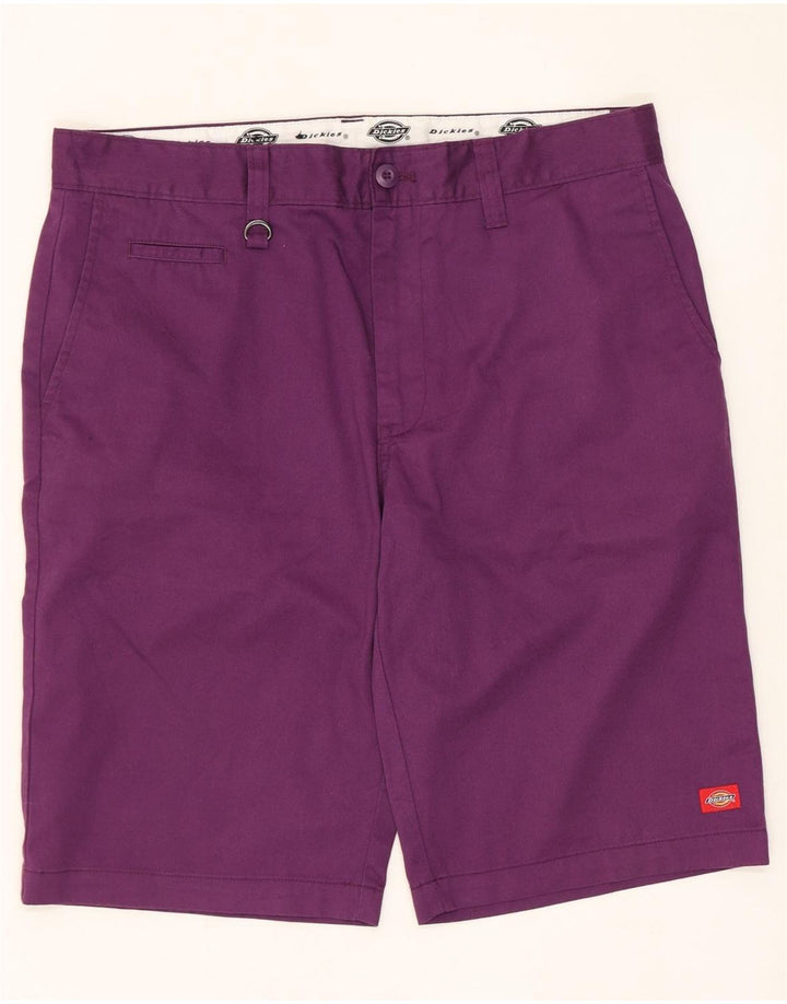 Pantalones cortos chinos Dickies para mujer XL W36 Poliéster morado