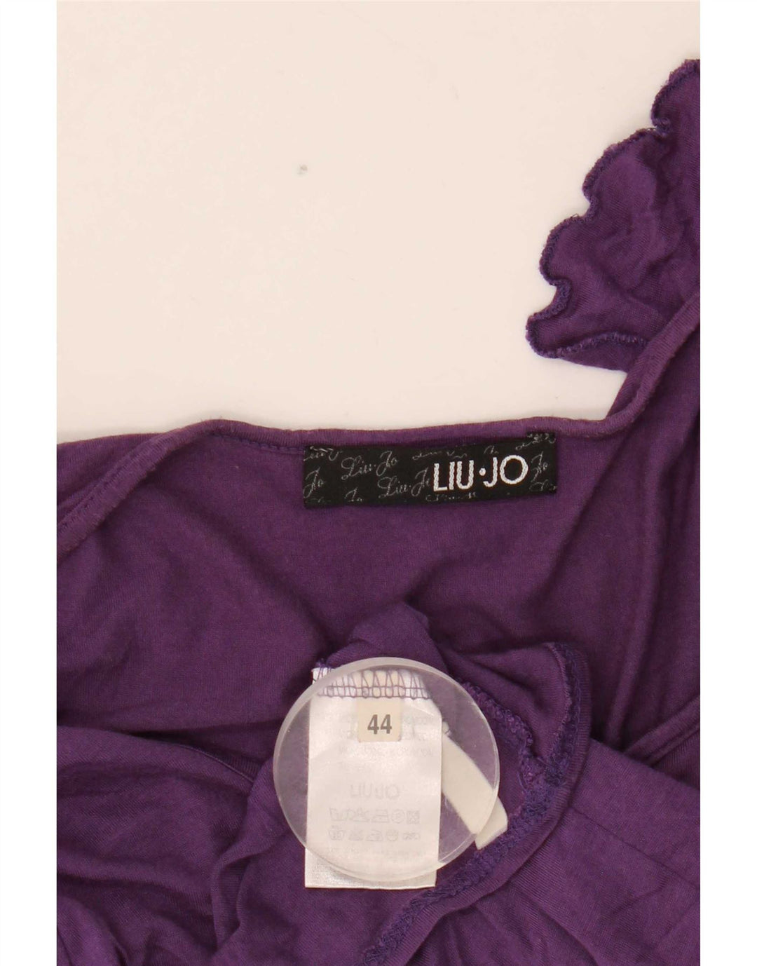 Blusa Liu Jo Mujer Sin Mangas Top IT 44 Modal Morado Medio