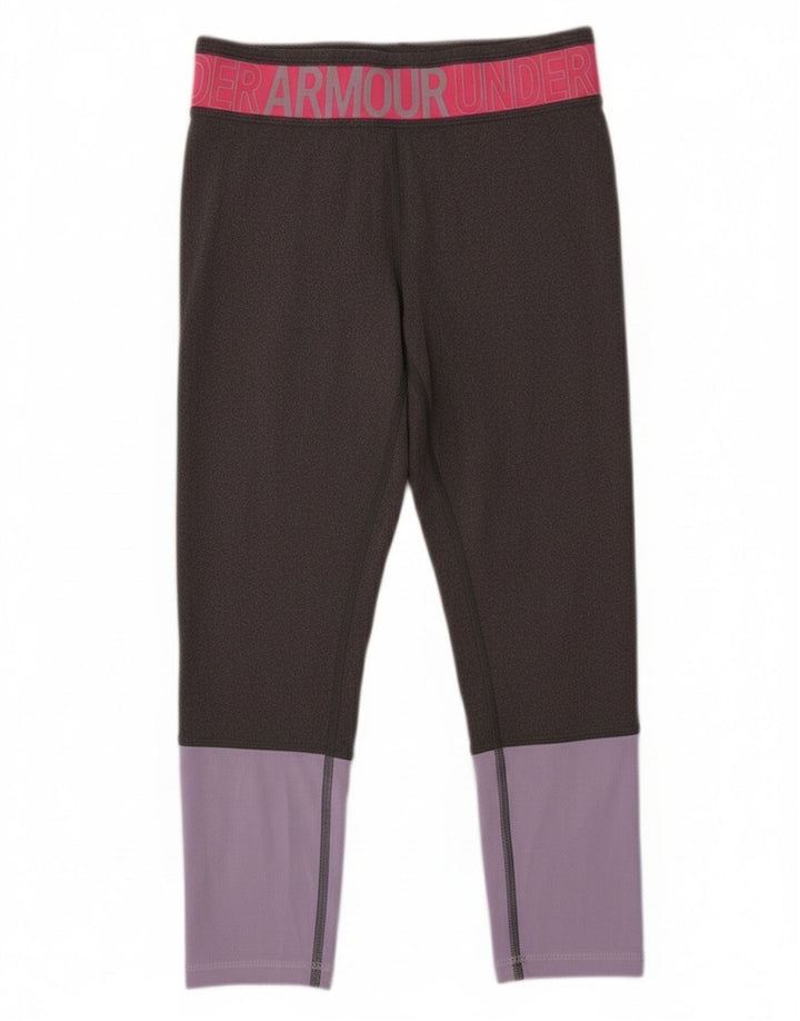 Under Armour Leggings gráficos para niña 9-10 años Gris medio Colorblock