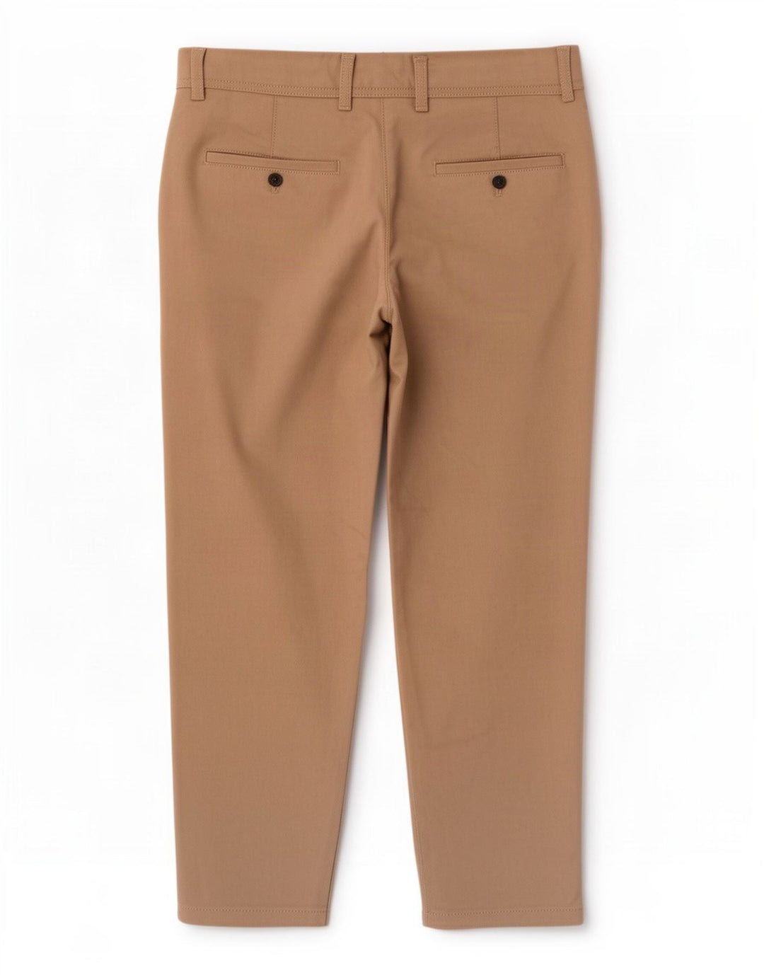 Zara Mens Slim Chino Pantalones EU 42 Large W32 L28 Poliéster Beige