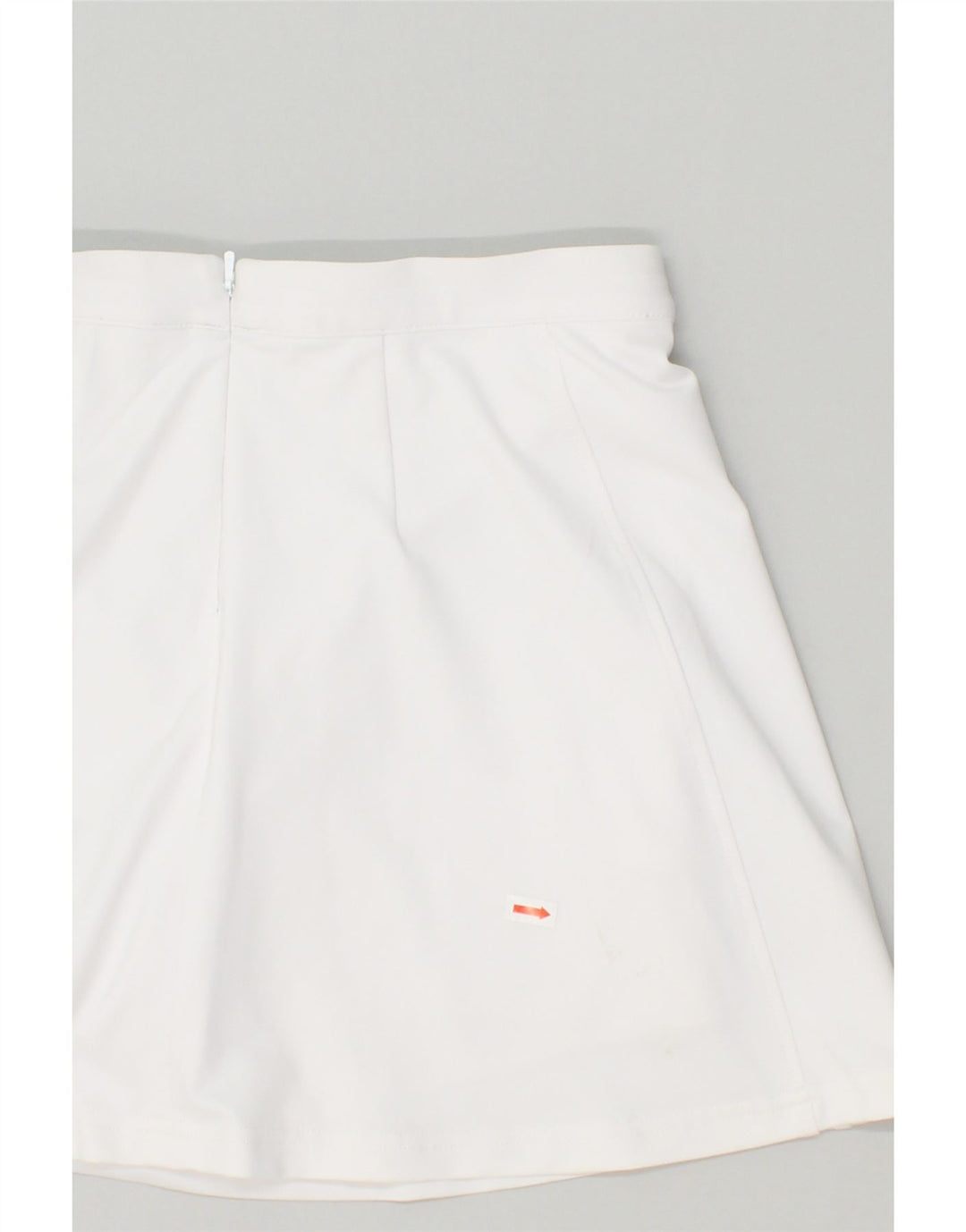 ERIMA Womens Tennis Skirt UK 8 Small White Polyester | Vintage Erima | Thrift | Second-Hand Erima | Used Clothing | Messina Hembry 